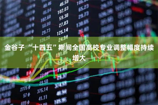 金谷子 “十四五”期间全国高校专业调整幅度持续增大